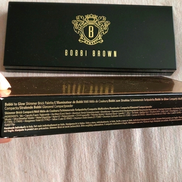 NIB Bobbi Brown Bobbi to glow shimmer brick palette limted ed blush highlighter - Picture 6 of 11